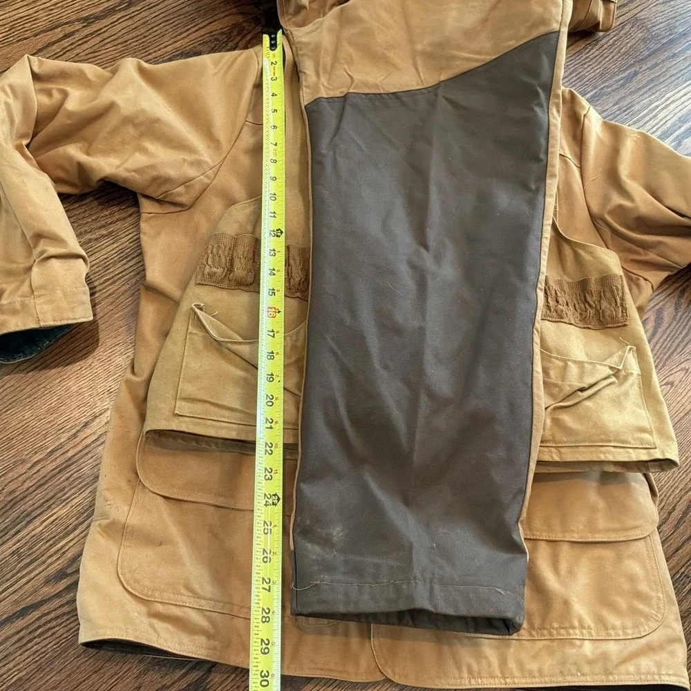 VTG LL Bean Hunting Jacket 44 Pants 38 Vest‎ L Barn Chore Game Pockets